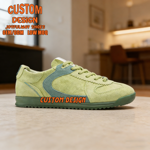 Zapatillas de Moda Masculinas 2026, Zapatillas de <span class=keywords><strong>Tenis</strong></span> Casuales Personalizadas con Gamuza Genuina, Suela de Goma Clásica Retro, Zapatillas Deportivas Personalizadas Estilo Alemán - Product Image 2