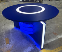 Mesa de Trabajo Móvil con Anclaje, Mesa de Transmisión en Vivo para Celebridades de Internet, Mesa de Exhibición, Escritorios de Oficina, Mesa de Noticias para Estaciones de TV