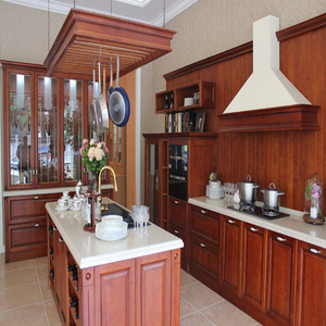 ตู้ครัวทำจากไม้เนื้อแข็ง,ตู้ครัวอเมริกาเหนือแบบสั่งทำ - Product Image 3