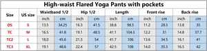 Meiyang Leggings <span class=keywords><strong>de</strong></span> yoga évasés pour femme, taille haute, imprimés personnalisés, effet push-up, extensibles dans les quatre sens, pour le <span class=keywords><strong>sport</strong></span> et la gym - Product Image 5