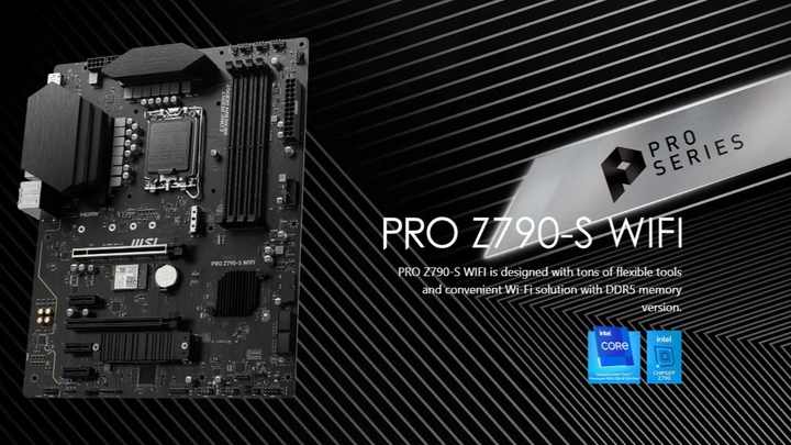 Placa-Mãe MSI Z790-S01 ATX Compatível com DDR5 e DDR4, Suporta CPU