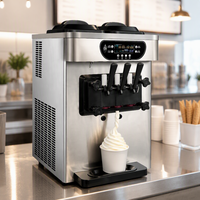 Machine à crème glacée professionnelle, machine à crème glacée molle, machine à faire de délicieuses glaces