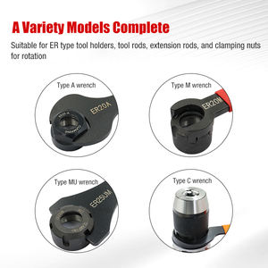 Piezas de Máquinas CNC, Mandril de Pinza Tipo A/M/UM/C ER 8/11/16/20/25/32, Llave de Tuerca para Husillo de Máquina de Grabado - Product Image 3