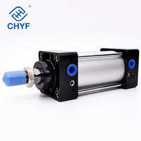 Cylindre pneumatique SC40 40mm SC40x50 à double effet avec tige de traction