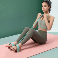 Chine portable maison gym sit-ups assistant appareil yoga caoutchouc exercice machine poitrine extenseur bandes de résistance