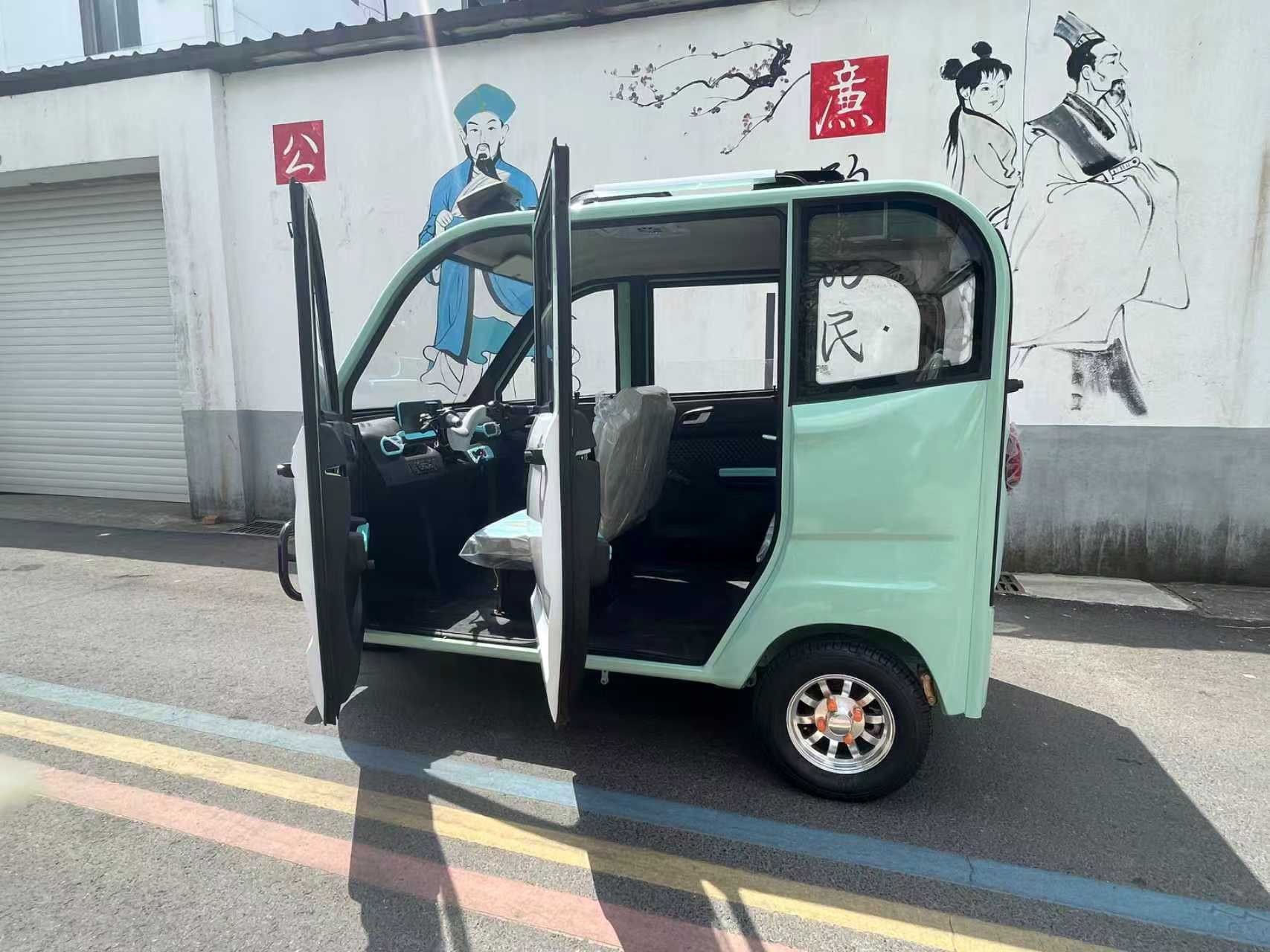 チャンリー60V 1000W電動三輪車 クローズド型旅客用3輪車 大人用