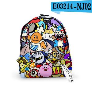 26 disegni Outdoor ErenJaeger <span class=keywords><strong>Anime</strong></span> zaino donna cartone animato Kirby borsa da scuola Preppy borsa impermeabile pranzo borsa - Product Image 6