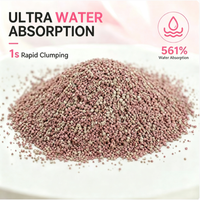 Litière pour chat à base de bentonite sodique, agglomération rapide, faible poussière, contrôle des odeurs, hautement absorbante, OEM ODM, vente en gros