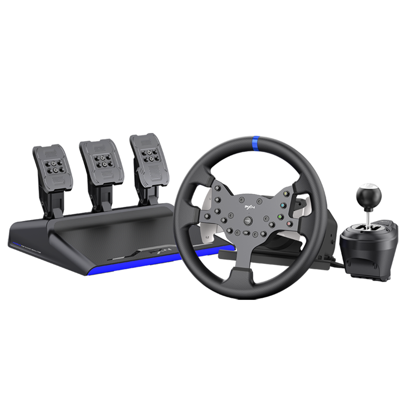 新しいアップグレードPXNV99ギア駆動力フィードバックSim Gaming Racing Steering Wheel for Pc/Xbox One/Series/Ps4/Ps5