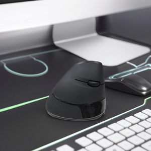 Oem mous Nhà máy cung cấp trực tiếp có thể sạc lại USB 2.4GHz dọc Chuột không dây LED 6 nút cho thuận tay phải sử dụng tuyệt vời - Product Image 2