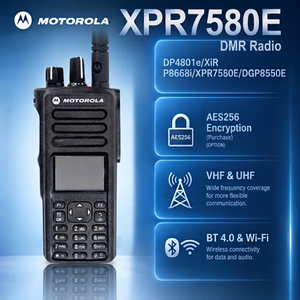 Radio DMR Portátil 7580E, Digital/Analógico VHF, Resistente al Agua, Teclado Completo, GPS, Largo Alcance, Walkie Talkie - Product Image 1