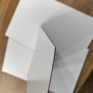 0,8mm Blanco Microdot Acabado Impermeable B1 Puerta ignífuga Gabinete Superficie <span class=keywords><strong>Formica</strong></span> HPL Hoja laminada <span class=keywords><strong>de</strong></span> alta presión - Product Image 1