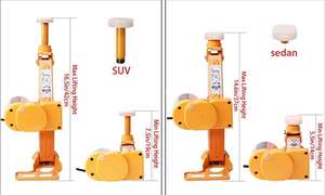 Strumento di riparazione automatica per auto presa a forbice elettrica di alta qualità 3T <span class=keywords><strong>12V</strong></span> altezza sollevamento auto - Product Image 5