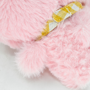 Cá Nhân Dễ Thương Bông Màu Hồng Sang Trọng Vòng Chìa Khóa Ba Lô Mặt Dây Chuyền Mềm Đồ Chơi Quảng Cáo Sang Trọng <span class=keywords><strong>Keychain</strong></span> Tùy Chỉnh - Product Image 6