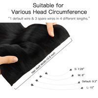 Extensions de cheveux humains brésiliens Remy JN Hair, 12 pouces, 70g, noir jais, double trame machine, ligne invisible, tissage droit