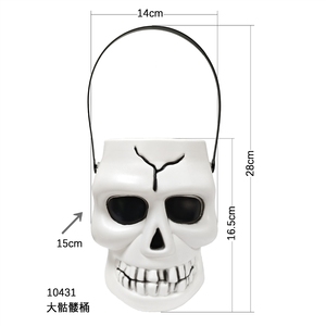 Cubo de calabaza de Halloween portátil para niños, dulces, fantasma, <span class=keywords><strong>Hulk</strong></span>, cara, cabeza, accesorios y decoración. - Product Image 4