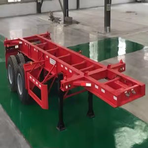 Remolque de Transporte de Contenedores de 20 pies y 40 pies y Semirremolque de Plataforma Plana de 3 Ejes - Product Image 6