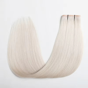 <span class=keywords><strong>Extensiones</strong></span> <span class=keywords><strong>de</strong></span> Cabello Virgen Remy con Diseño <span class=keywords><strong>de</strong></span> Mariposa Europeo, Invisibles, Tejidas a Mano con Orificios para Cutículas, Trama Plana - Product Image 1