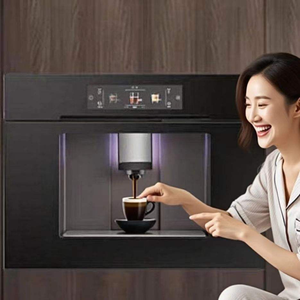 Machine à expresso intelligente intégrée pour usage commercial avec fonction de mousse intégrée, pression de 20 bars, capacité de 12 tasses - Product Image 4