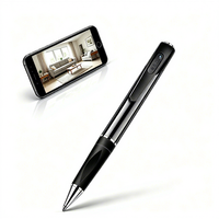 Stylo-caméra portable mini, enregistreur vidéo HD sans fil WiFi, caméra corporelle, caméra de poche, visualisation à distance