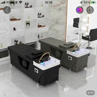 Meilleure vente : Table de lavage de cheveux haut de gamme pour salon, lit de spa capillaire, lit de lavage et de massage thaïlandais pour salon