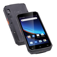 UNIWA M580S, PDA Android con Pantalla Táctil IPS de 5.5 Pulgadas, 4+64 GB, Batería de 3900 mAh, 2 Tarjetas SIM, Escáner de Código de Barras con RFID/P-SAM