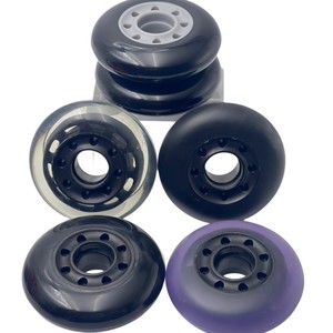 Ensemble de 4 roulettes universelles, roulettes pivotantes robustes avec frein, roues en PU silencieuses à 360° pour lit, étagère, chariot - Product Image 5