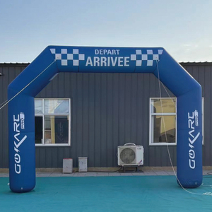 Gapura Inflatable Komersial Berkualitas Tinggi untuk Kompetisi, Inflatable Iklan Tahan Air dari Bahan Oxford untuk Garis Start Finish Bersepeda - Product Image 3