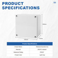 Boîtier de jonction étanche IP67 personnalisé, boîtier électrique en ABS/PC, fabricant OEM/ODM