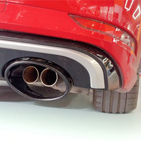 Nouveau diffuseur arrière homologué Sport, style Audi RS3, pour pare-chocs et échappement, noir brillant, à visser, pour Audi A3 S3 Berline 8V.5 S-Line