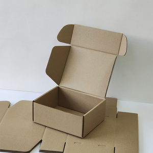 Recycled Mailer Carton Cardboard Packaging Biodegradable Small Paper Corrugated Shipping Box Custom Logo Print