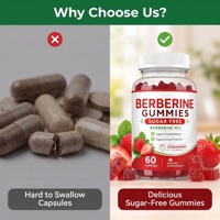 Gummies OEM de Berbérine HCl avec Cannelle de Ceylan, Chardon-Marie et Curcumine pour le Soutien du Métabolisme Glycémique – Complément Alimentaire