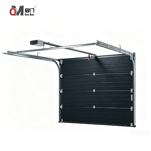 Porte de <span class=keywords><strong>garage</strong></span> sectionnelle en acier QIMEN, design moderne, taille et couleur personnalisées, isolation, coupe-vent, automatique, robuste, certifiée CE - Product Image 6