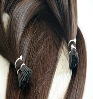 Extensions de cheveux russes Remy de qualité salon Greathairgroup, pointe plate K-Tip, super double drawn, alignement des cuticules, couleurs variées
