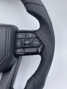Volante de Cuero Completo Estilo GR para <span class=keywords><strong>Toyota</strong></span> Land Cruiser LC79 LC76 LC70 LC300 2008-2021, Botón Negro para Corolla y <span class=keywords><strong>Yaris</strong></span> - Product Image 6