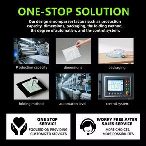 Gelişmiş kontrol sistemi ile bebek ve yetişkin bezi için tam otomatik yüksek hızlı üretim hattı bebek bezi yapma makinesi - Product Image 4