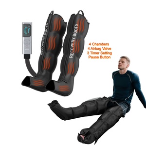 Luftkompressions-Beinmassagegerät mit Zeitsteuerung für Durchblutung, Schmerzlinderung und schnelle Erholung von Fuß, Wade und Oberschenkel - Product Image 1