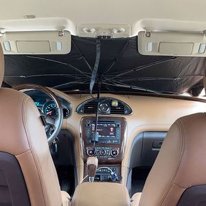 Custom Portable <b>Folding</b> Retractable Windshield Sunshade Umbrella for Car Front Window - Product Image 5