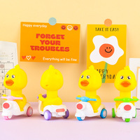 Jouet moto à inertie Duckie - Véhicule éducatif à tirer et à faire accélérer pour les tout-petits, développe les capacités motrices et l'apprentissage cause-effet