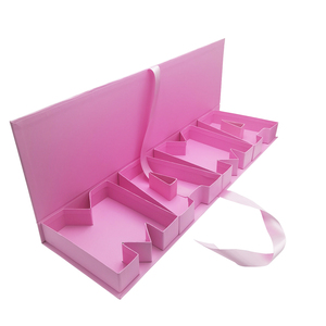 Pour la fête des mères/Saint-<span class=keywords><strong>Valentin</strong></span> Exquis Design personnalisé Flip Lid Flower Chocolate Gift Packaging Box - Product Image 2