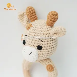 Haute Qualité Fait Main En Forme D'animal <span class=keywords><strong>Girafe</strong></span> Crochet En Bois Hochet <span class=keywords><strong>Anneau</strong></span> De <span class=keywords><strong>Dentition</strong></span> Jouet Bébé <span class=keywords><strong>Anneau</strong></span> De <span class=keywords><strong>Dentition</strong></span> - Product Image 4