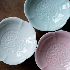 Japanese Style <b>Ceramic</b> Fruit <b>Plate</b> Flower Shape Porcelain Home Tea Snack Dish Party Occasion - Product Image 3