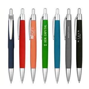 Vente de cadeaux promotionnels de haute qualité stylo à bille client logo personnalisation impression logo stylos hôtels stylos