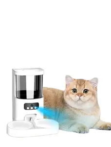 स्वचालित बिल्ली फीडर पालतू भोजन फीडर एपीपी रिमोट कंट्रोल
