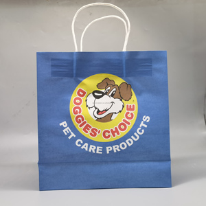 Recyclable Kraft Paper <strong>Bag</strong> With Own Logo Custom Shopping Paper <strong>Bag</strong> for Food With Handle <strong>Take</strong> <strong>Away</strong> <strong>Bag</strong> - Product Image 2