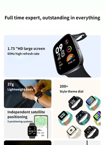 Original pour <span class=keywords><strong>Xiaomi</strong></span> Redmi Watch 3 <span class=keywords><strong>Smartwatch</strong></span> 1.83 ''Écran LCD Autonomie de la batterie <span class=keywords><strong>12</strong></span> jours Compatibilité Android Appel de la pression artérielle - Product Image 5