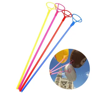 High Quality Table Balloon Stand Plastic Balloon Cup Stick New 16 zoll Foil PP Material Balloon Stick And Cups