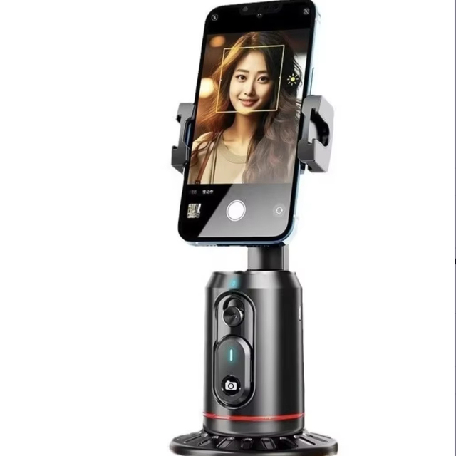 Hot Sale Q02 AI Smart Face Tracking Desktop Universal Joint 360 Degree Rotating Mobile Phone Holder