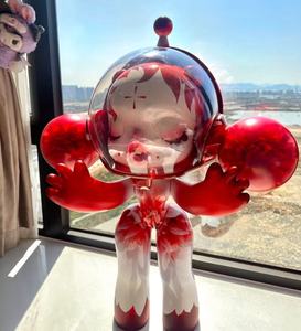 Кукла SKULLPANDA MEGA Mika Ninagawa 400%/1000% — трендовая, милая, декоративная, сюрприз-подарок - Product Image 1