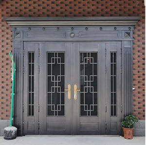 <span class=keywords><strong>Porta</strong></span> Villa in lega di lusso con intarsi in vetro e baldacchino in alluminio-<span class=keywords><strong>porta</strong></span> d'<span class=keywords><strong>ingresso</strong></span> antifurto con vernice Auto - Product Image 2